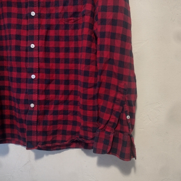 Untuckit Mens Long Sleeve Check Button Down Shirt XXXL Lumberjack 100%Cotton - Picture 3 of 11